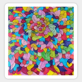 Color Burst Sticker